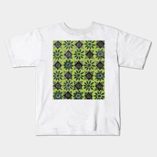Retro Outer Space 1950s, 1960s pattern Kids T-Shirt